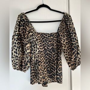 GANNI designer poplin shirt